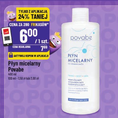 Płyn micelarny Povabé promocja w POLOmarket