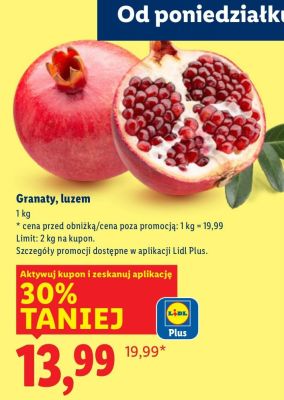 Granaty luzem promocja w Lidl