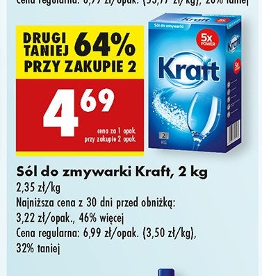 Sól do zmywarek Kraft promocja