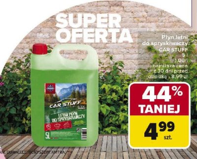 P艂yn do spryskiwaczy letni Car stuff promocja