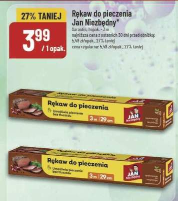 Rękaw do pieczenia Jan Niezbędny promocja w POLOmarket