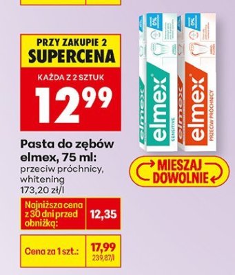 Pasta do zębów: przeciw próchnicy promocja w Biedronka