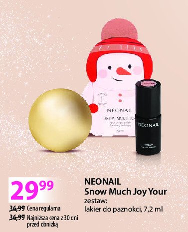 Zestaw snow much joy your NEONAIL promocja w Hebe