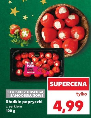 Słodkie papryczki z serkiem promocja w Kaufland