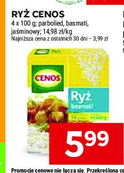 Ryż jaśminowy Cenos promocja