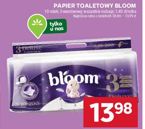 Papier toaletowy BLOOM promocja