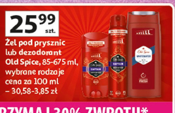 Zel pod prysznic Old spice captain promocja w Auchan