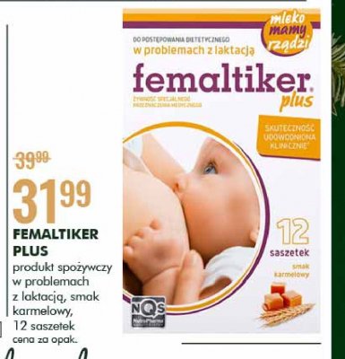 Produkt wspomagaj膮cy laktacj臋 toffi Femaltiker promocja