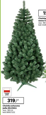 Choinka sztuczna jodła WŁOSKA promocja w Leroy Merlin