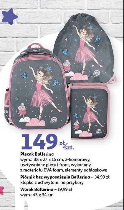 Plecak szkolny ballerina Paso promocja