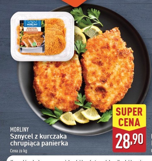 Sznycel z kurczaka chrupiąca panierka Morliny promocja