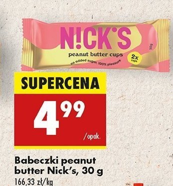 Babeczki peanut butter N!ck's promocja