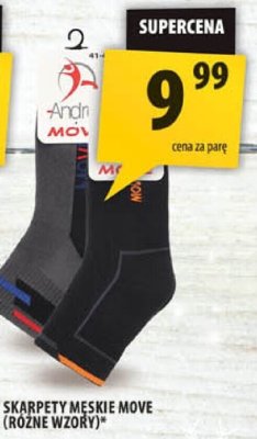 Skarpety męskie Move (różne wzory) promocja w Arhelan