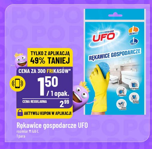 Rękawice gospodarcze m Ufo promocja w POLOmarket