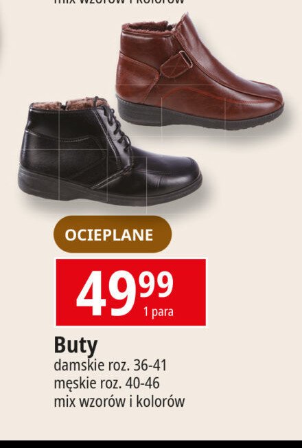 Buty damskie ocieplane rozm. 36-41 promocja w Leclerc