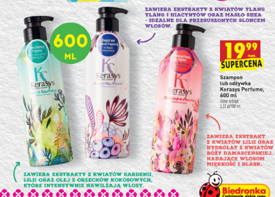 Od偶ywka do w艂os贸w blooming&flowery Kerasys hair clinic system promocja