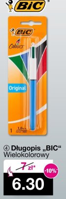 Długopis BIC Wielokolorowy promocja w Woolworth