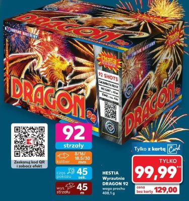 Wyrzutnia DRAGON 92 promocja w Kaufland