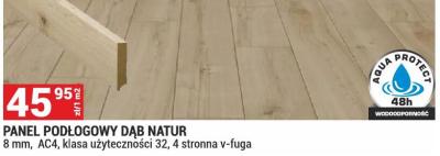 Panel podłogowy Dąb Natur promocja w Merkury Market