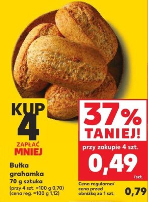 Bułka grahamka 70 g sztuka promocja w Kaufland