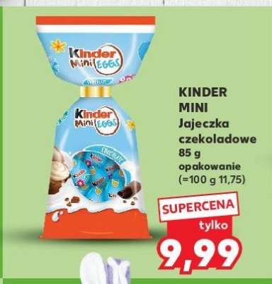 Jajka mini mleczne z nadzieniem Kinder eggs promocja