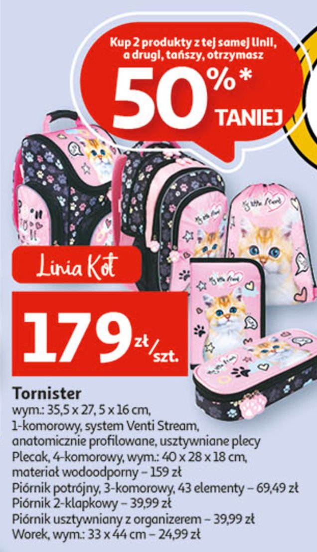Tornister kot promocja