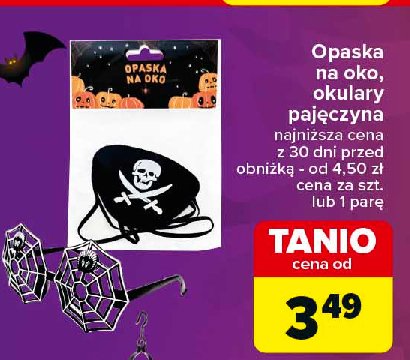 Okulary pajęczyna promocja