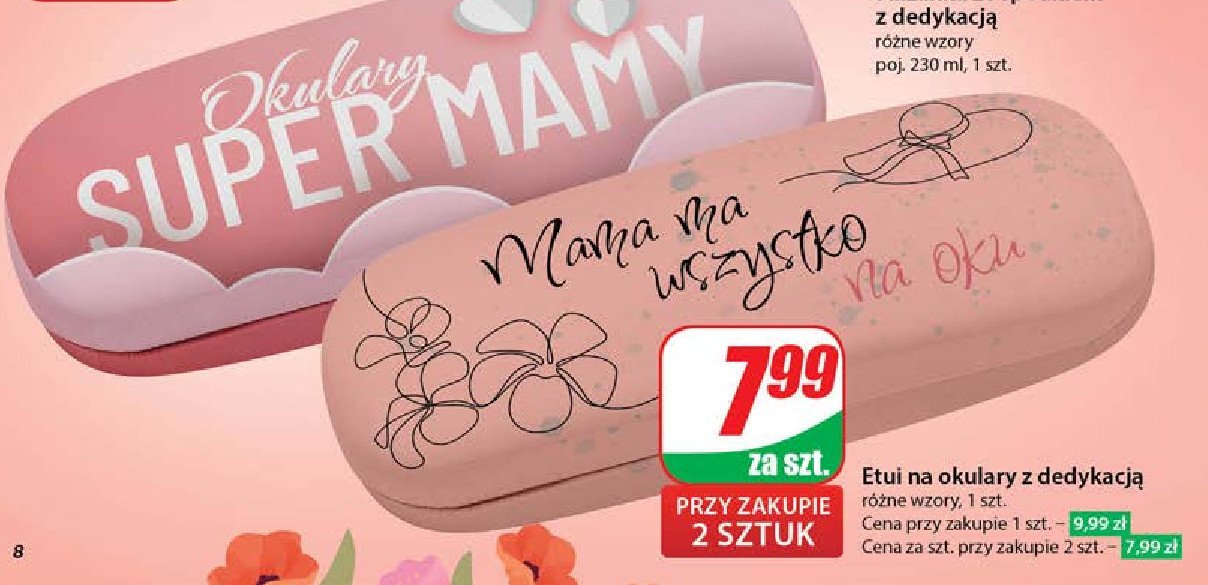 Etui na okulary dla mamy promocja w Dino