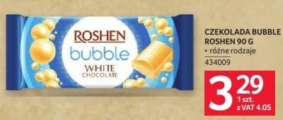 Czekolada Roshen Bubble 90 g promocja w Selgros