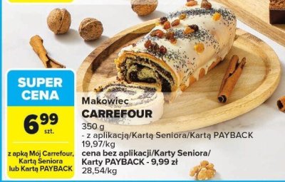 Makowiec CARREFOUR 350 g promocja w Carrefour Market