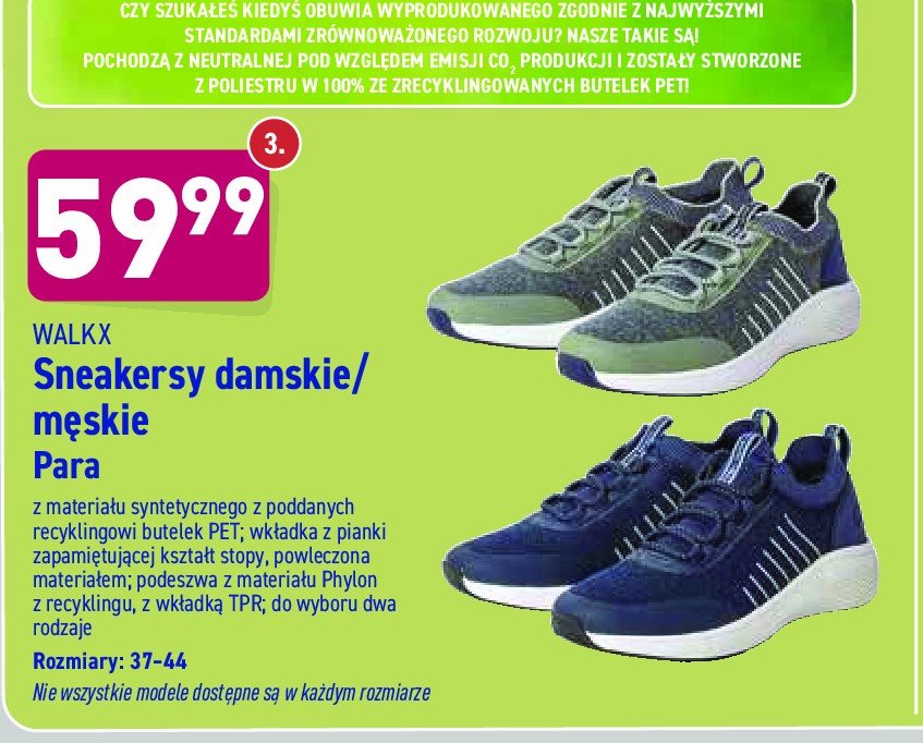 Sneakersy męskie 41-44 Walkx promocja