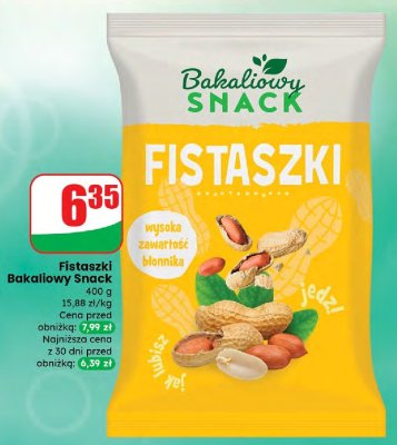Fistaszki Bakaliowy Snack promocja w Dino