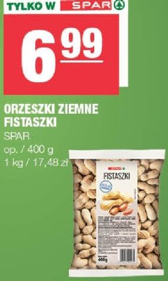 Orzeszki ziemne Fistaszki SPAR promocja w SPAR