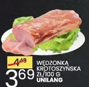 Wędzonka Krótkoszynska Unilang promocja w Wafelek
