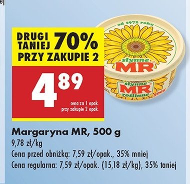 Margaryna Mr słynne promocja w Biedronka