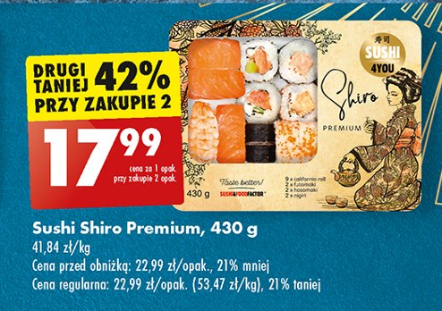 Sushi shiro premium Sushi 4you promocja