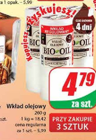 Wkład olejowy bio-4 promocja