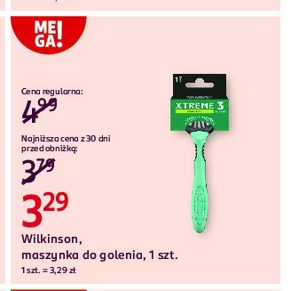 Maszynka do golenia Wilkinson xtreme 3 sensitive promocja
