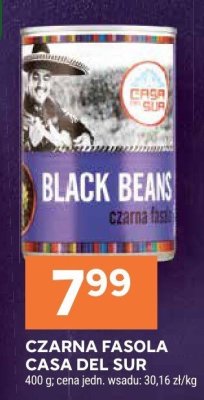 Czarna fasola Casa del Sur promocja w Stokrotka