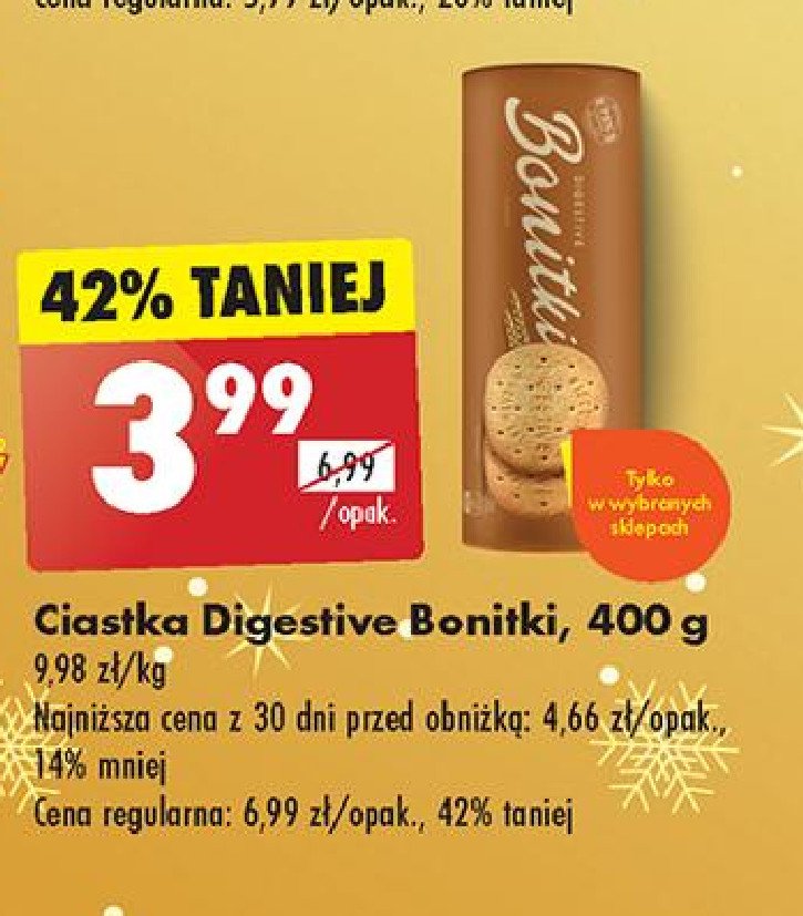 Ciastka digestive Bonitki promocja