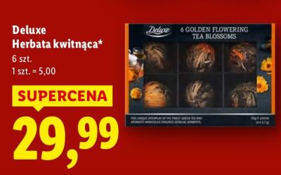 Herbata kwitnąca Deluxe promocja w Lidl