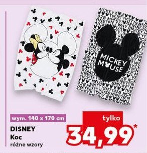 Koc polarowy 140 x 170 cm promocja w Kaufland