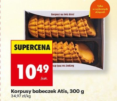 Korpusy babeczek promocja w Biedronka