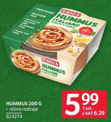 Hummus 200 g różne rodzaje promocja w Selgros