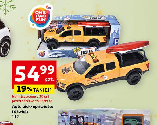 Auto pick-up One two fun promocja