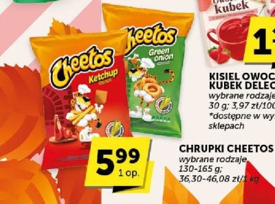 Kisiel owocowy Kubek Delecta wybrane rodzaje 30 g promocja w Euro Sklep