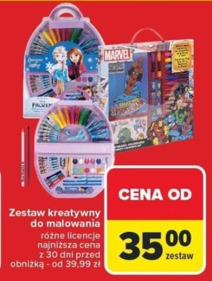 Zestaw kreatywny do malowania promocja w Carrefour