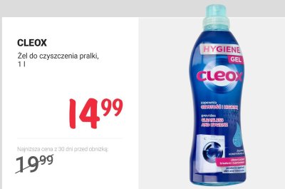 Żel do czyszczenia pralki promocja w Rossmann