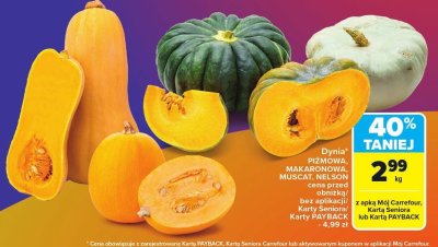 Dynia promocja w Carrefour Market