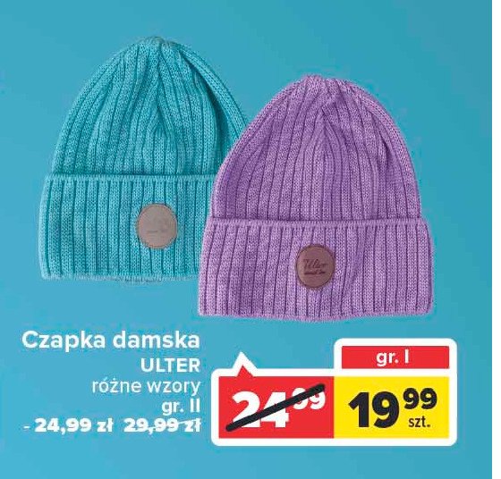 Czapka damska gr. i Ulter promocja